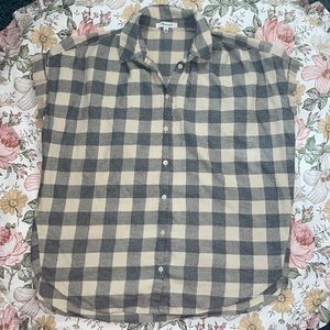 Madewell Flannel Button Up Size XS